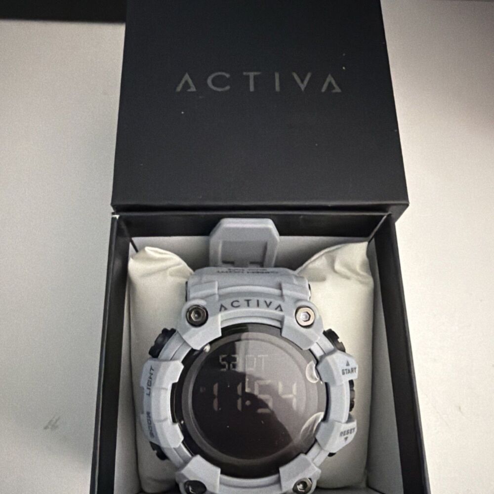 Activa Kadron X Invicta Digital Grey Men's Watch - 53mm